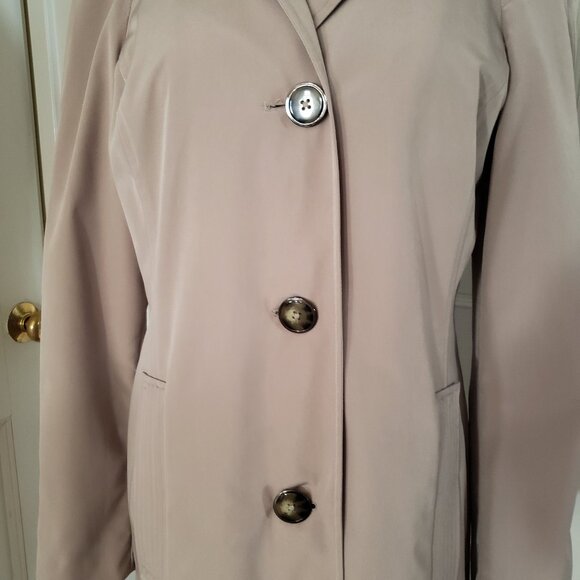 London Fog cozy trench raincoat waterproof - Picture 2 of 16
